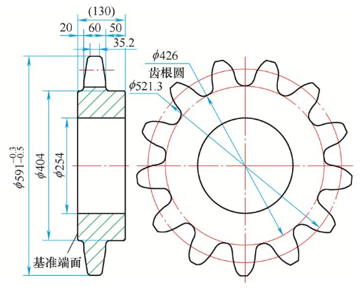 【兆恒機(jī)械】滲碳齒部有嚴(yán)重的貫穿型裂紋，何原因？